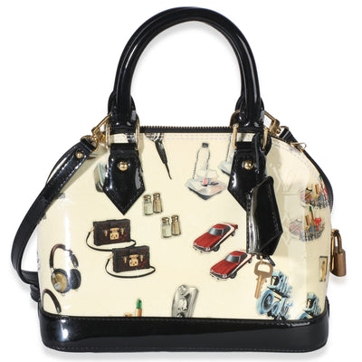 Louis Vuitton Monogram Vernis Stickers Alma BB Handbag id