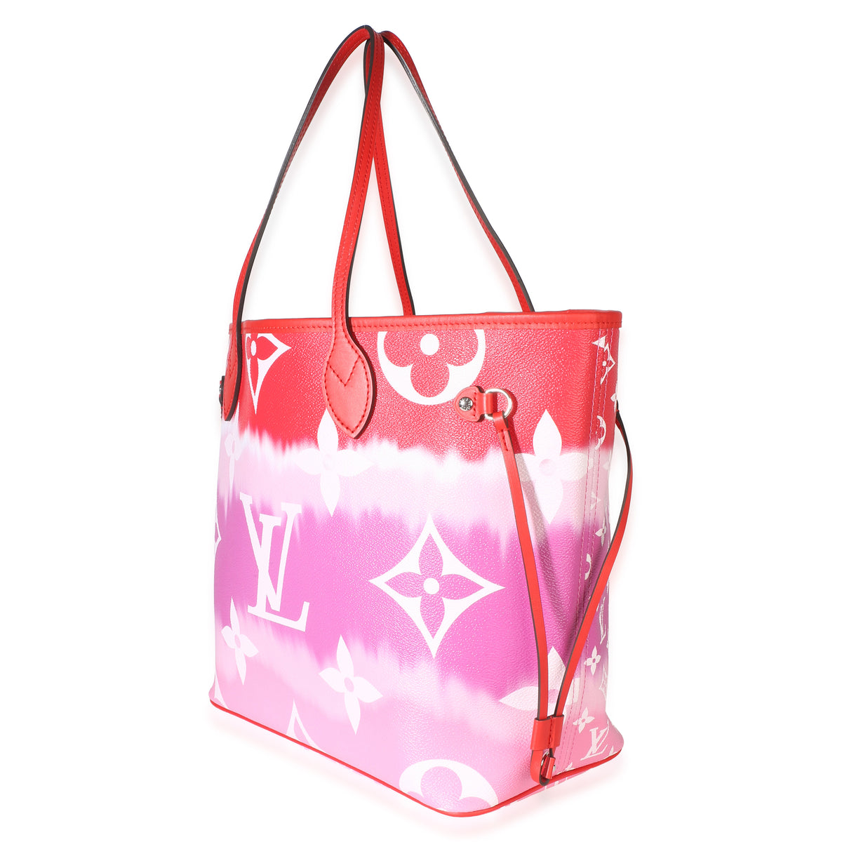 Louis Vuitton Rouge Giant Monogram Escale Canvas Neverfull MM Handbag 2