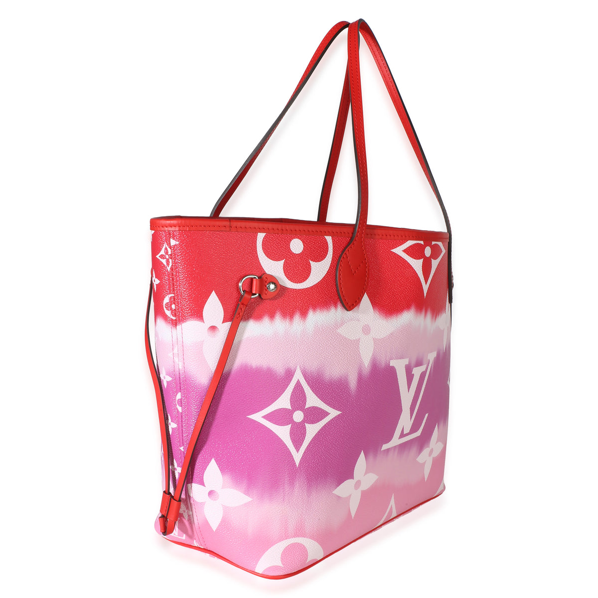 Louis Vuitton Rouge Giant Monogram Escale Canvas Neverfull MM Handbag 3