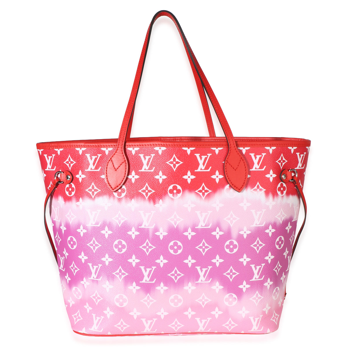 Louis Vuitton Rouge Giant Monogram Escale Canvas Neverfull MM Handbag 4