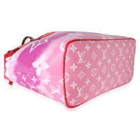 Louis Vuitton Rouge Giant Monogram Escale Canvas Neverfull MM Handbag 8