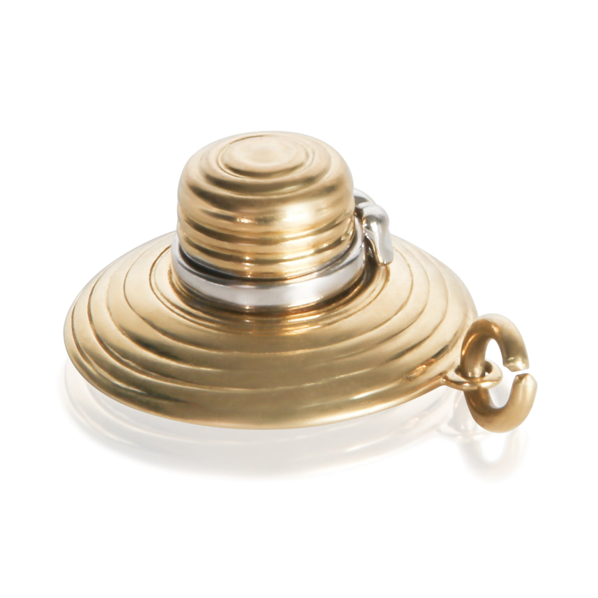 Tiffany & Co. White Gold & Yellow Gold Diamond Sunhat Charm 3
