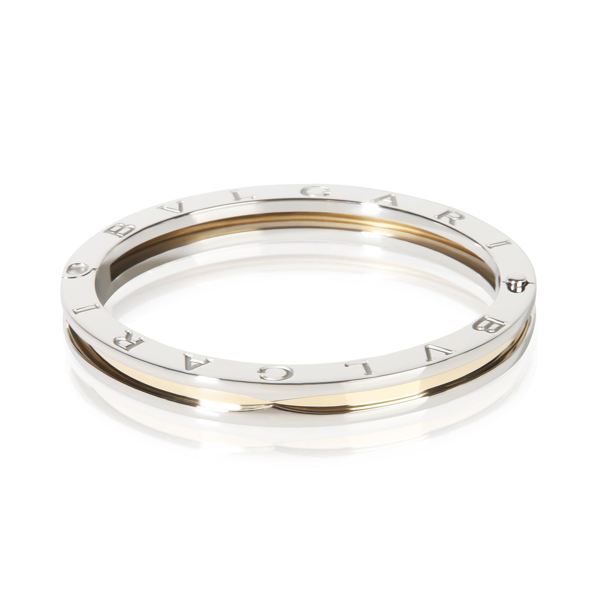 BVLGARI Yellow Gold & Steel B.zero1 Bracelet 2
