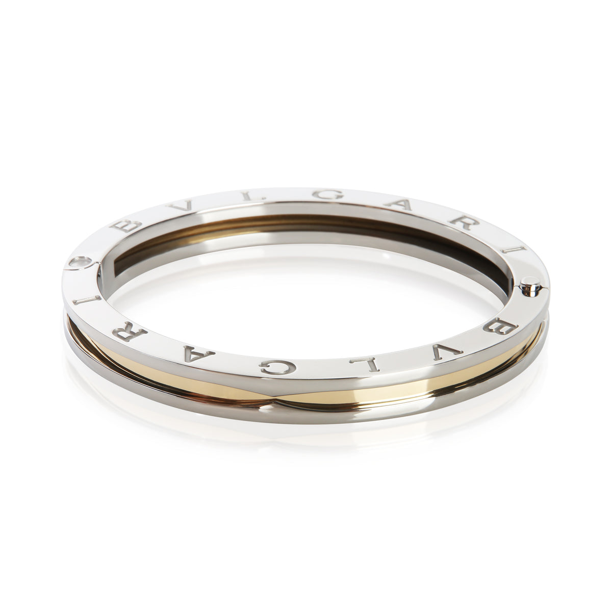 BVLGARI Yellow Gold & Steel B.zero1 Bracelet fv