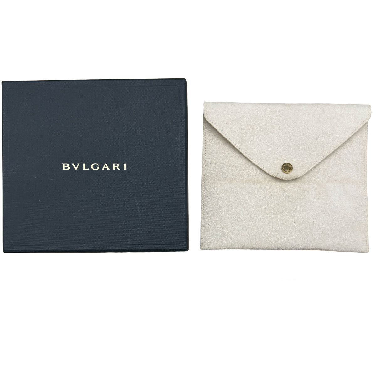 BVLGARI White Gold Onyx and Diamond Bvlgari Circle Station Necklace box