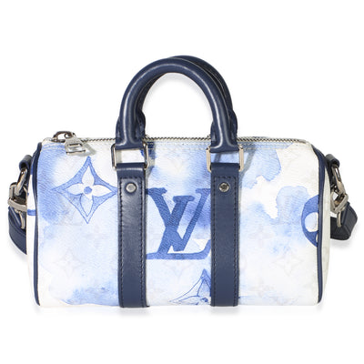 Louis Vuitton Blue Monogram Watercolor Keepall XS Handbag id
