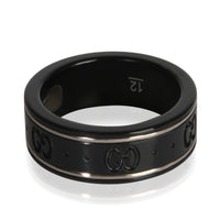 Gucci White Gold Icon Ring 2