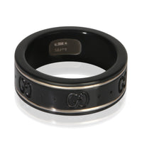 Gucci White Gold Icon Ring 3