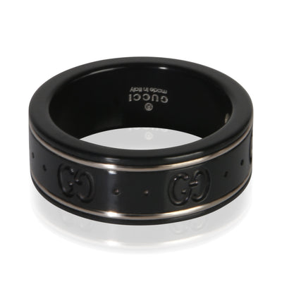 Gucci White Gold Icon Ring fv