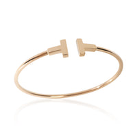 Tiffany & Co. Rose Gold Tiffany T Wire Bracelet 4
