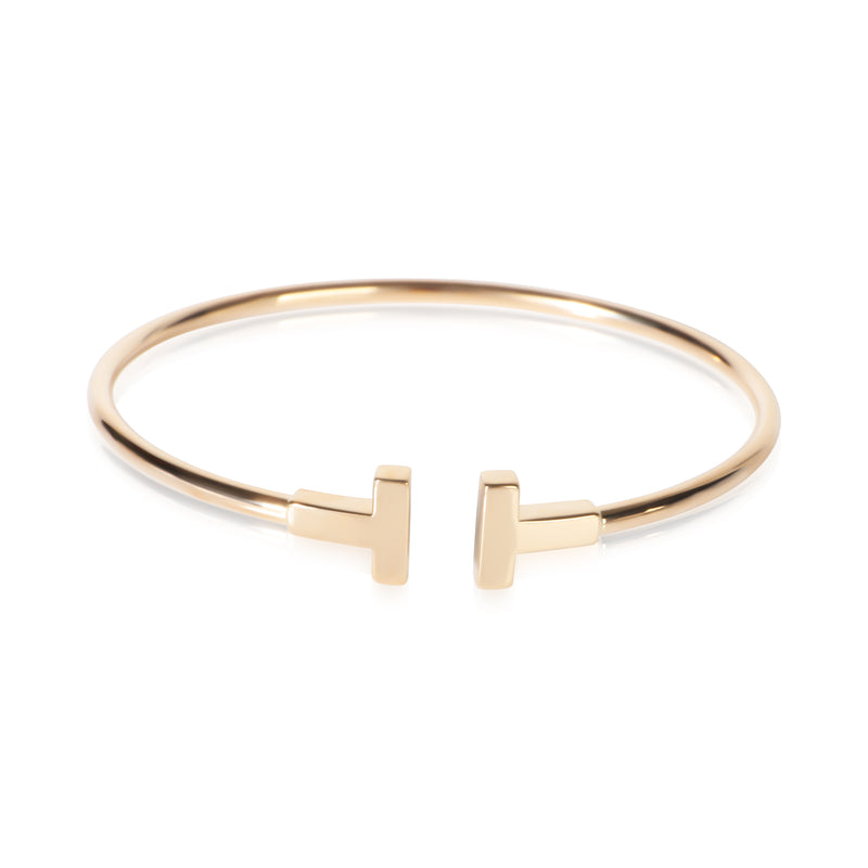 Tiffany & Co. Rose Gold Tiffany T Wire Bracelet fv