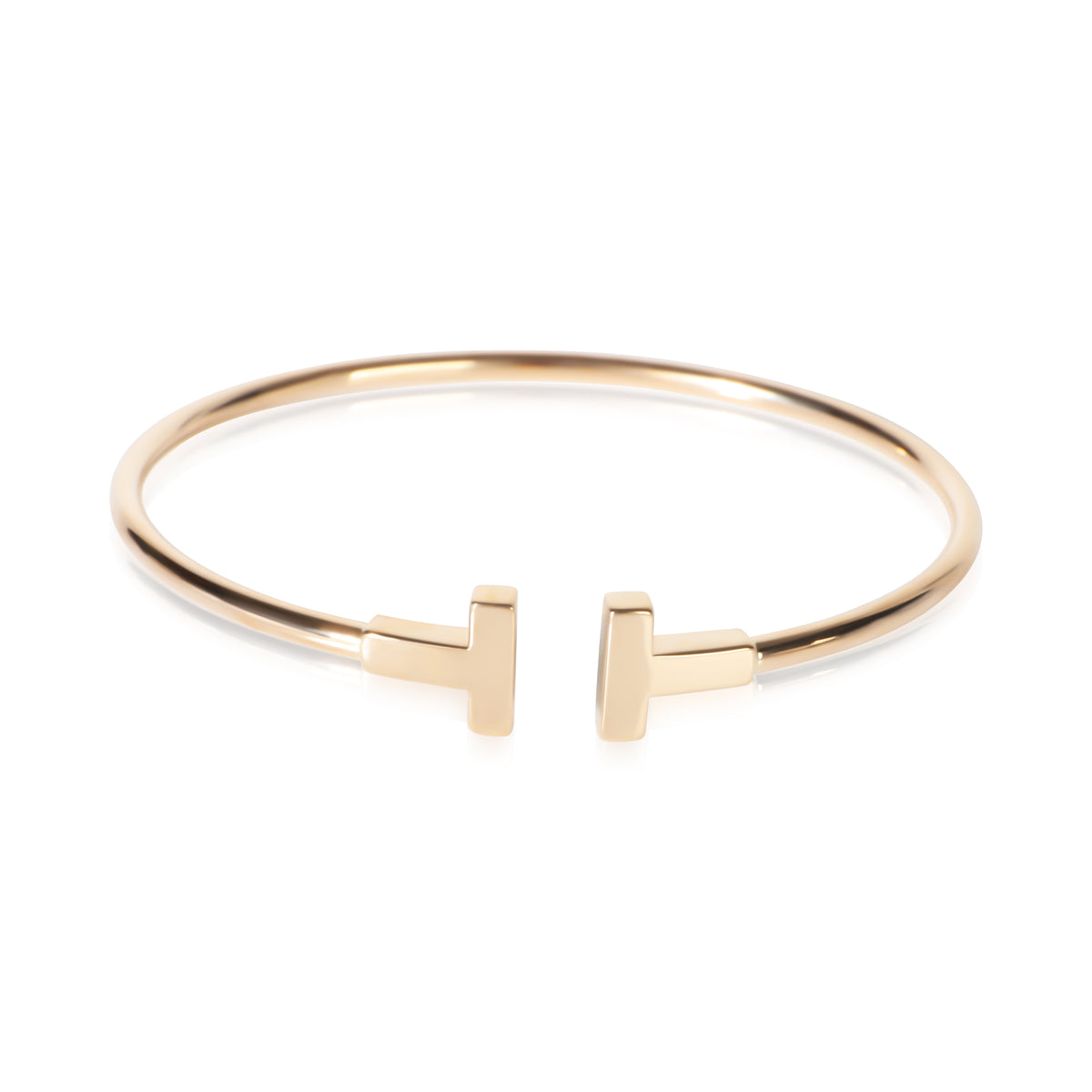 Tiffany & Co. Rose Gold Tiffany T Wire Bracelet fv