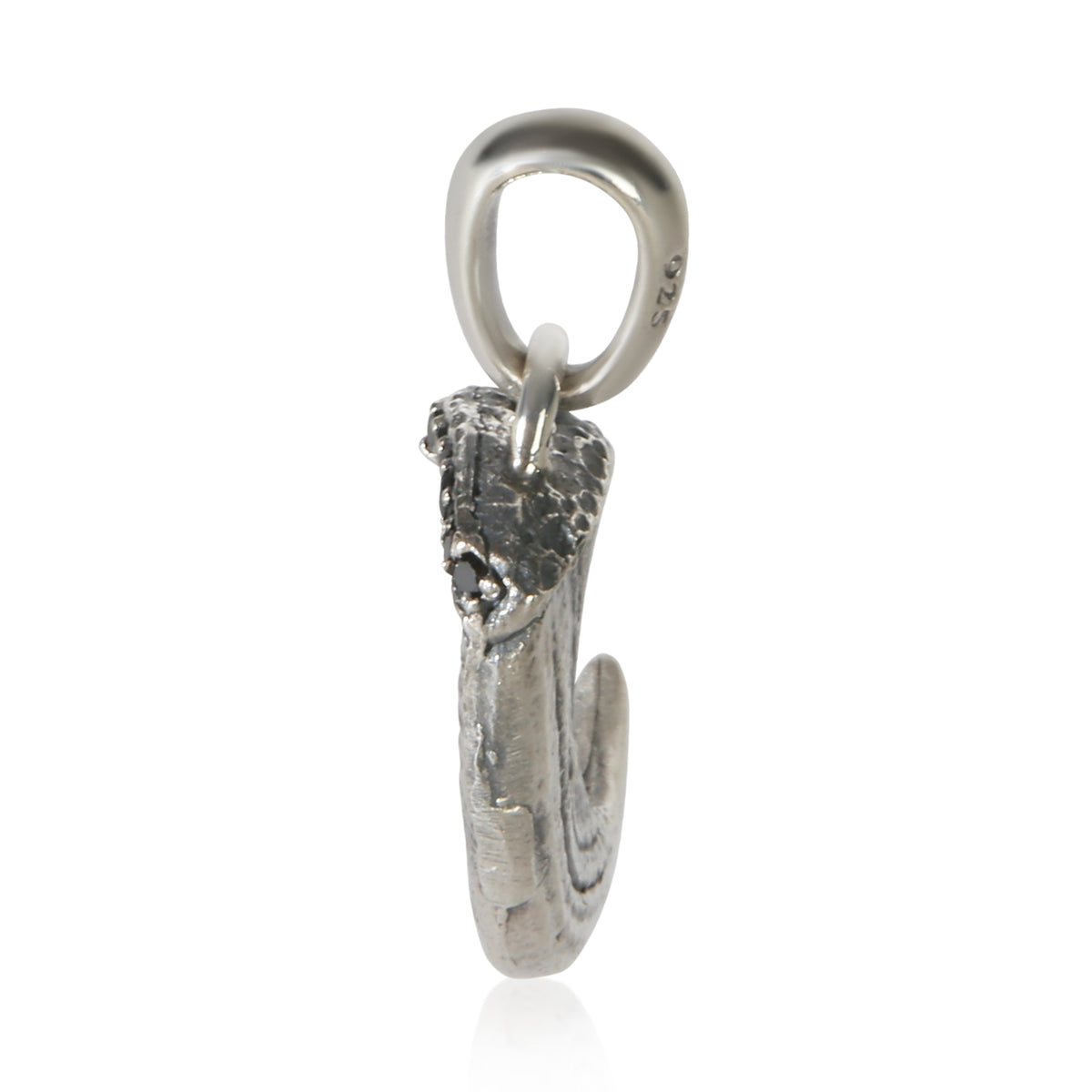 David Yurman Sterling Silver Diamond Petrvs Claw Amulet Pendant 2