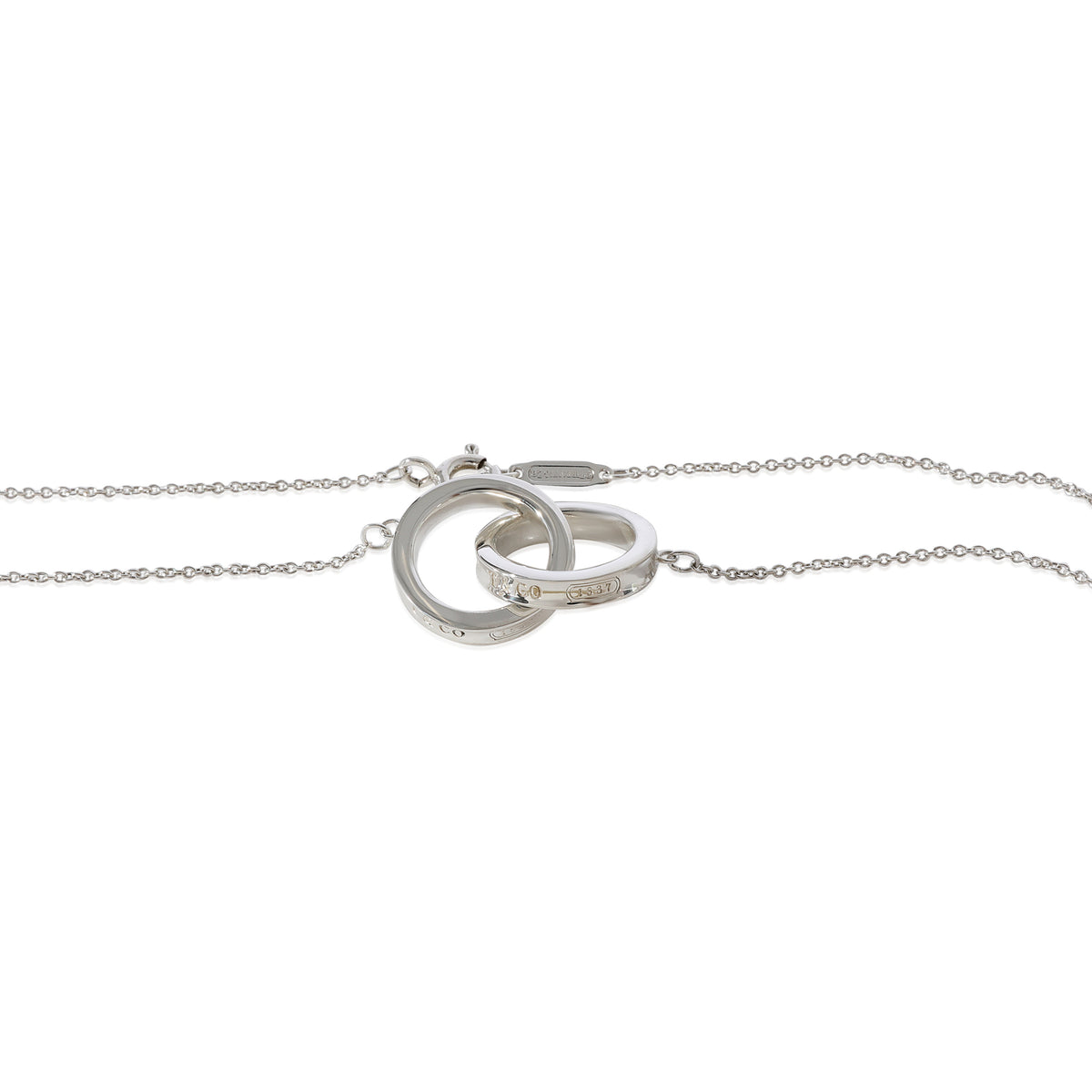 Tiffany & Co. Sterling Silver 1837 Pendant