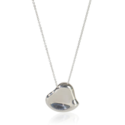 Tiffany & Co. Sterling Silver Elsa Peretti Full Heart Pendant