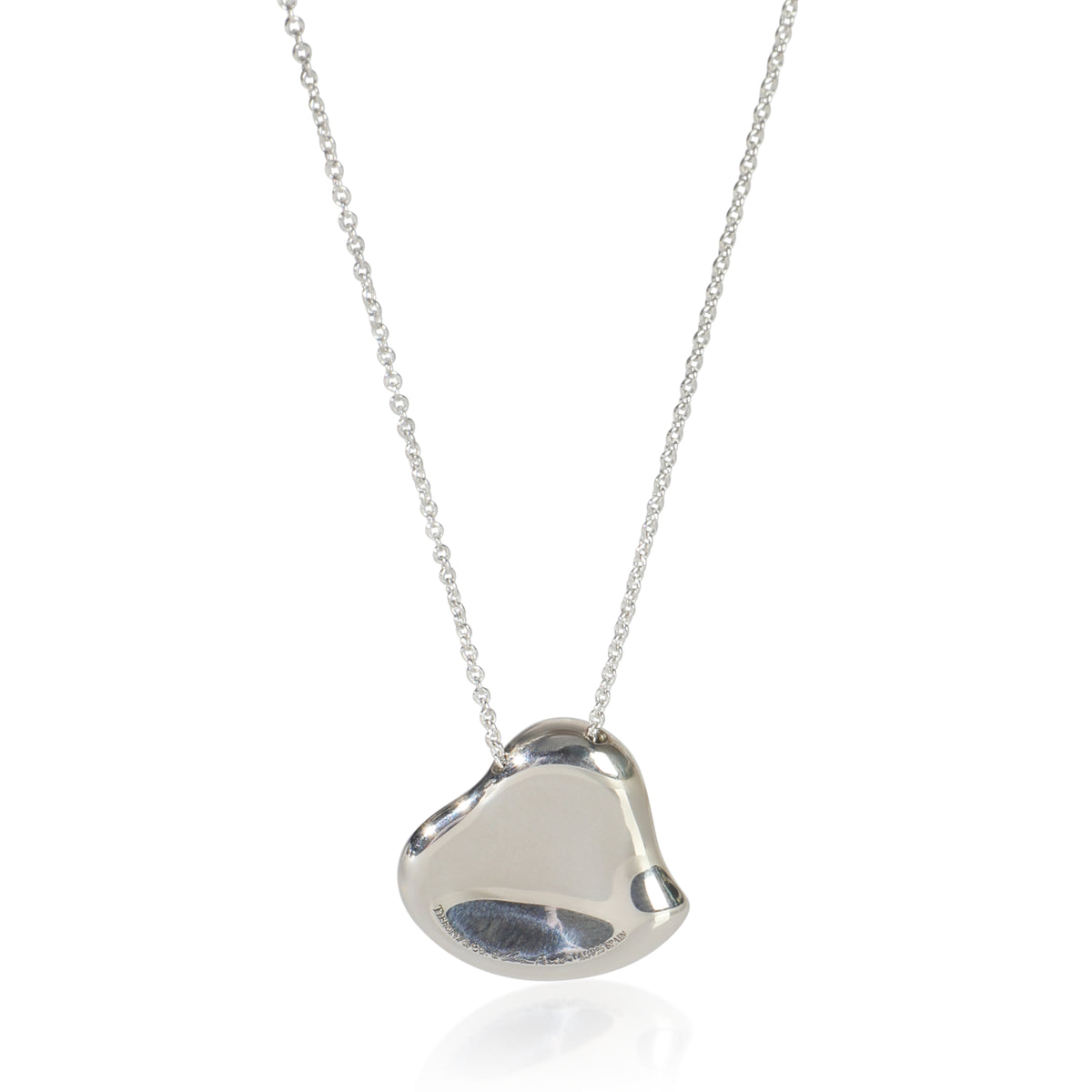 Tiffany & Co. Sterling Silver Elsa Peretti Full Heart Pendant