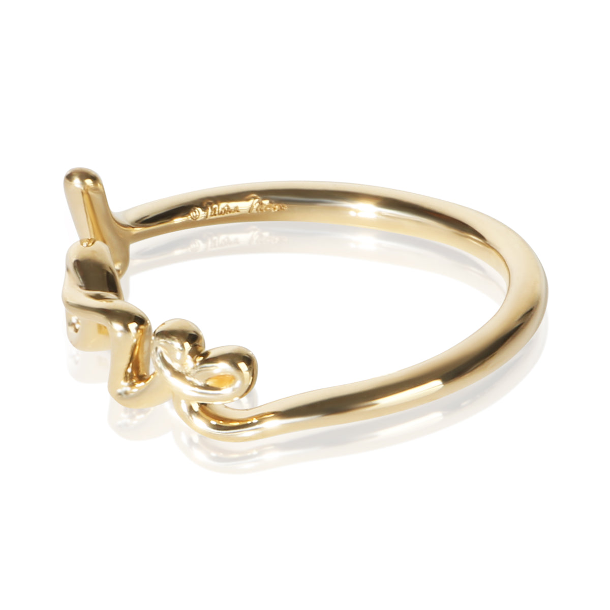Tiffany & Co. Yellow Gold Paloma Picasso Graffiti Love Ring 2