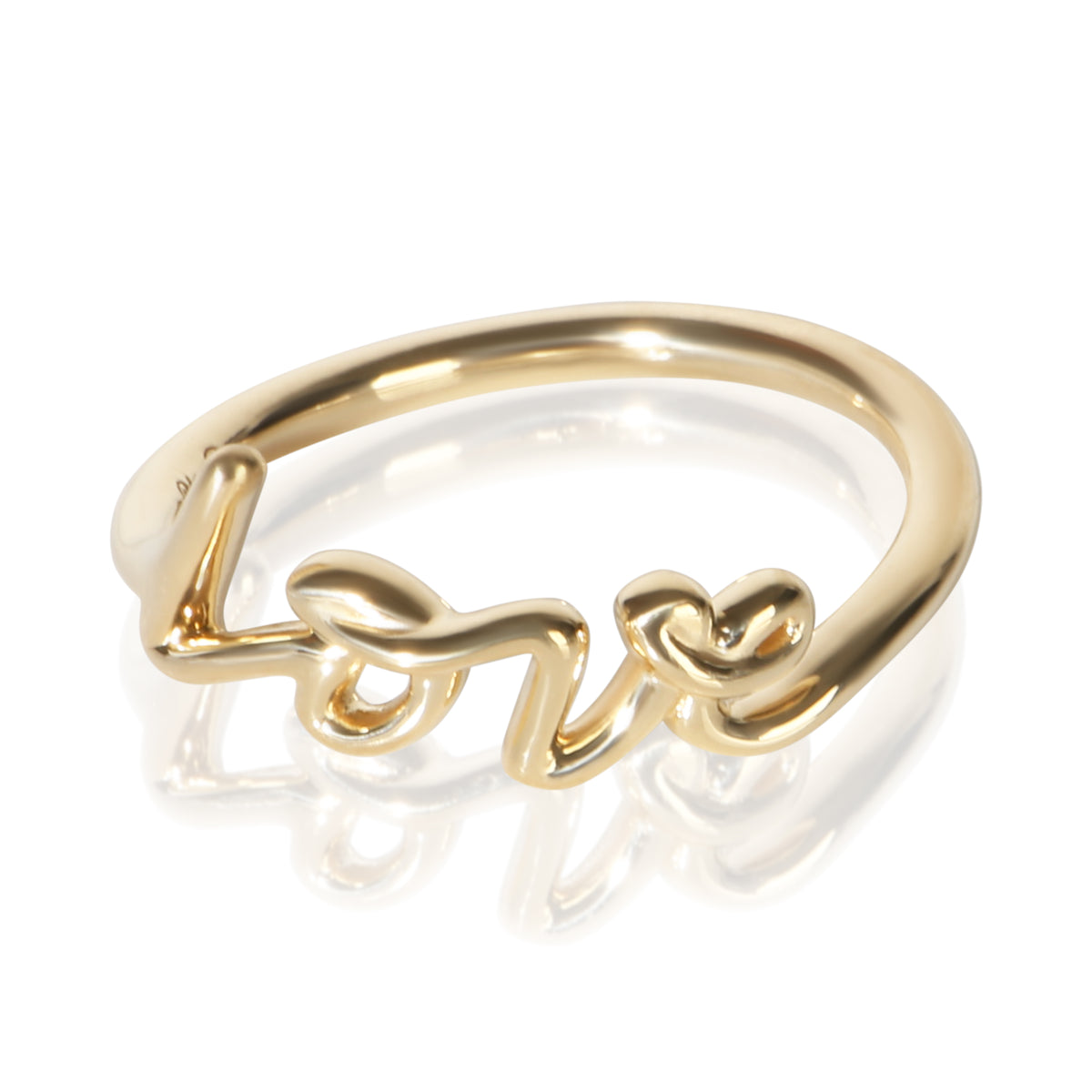 Tiffany & Co. Yellow Gold Paloma Picasso Graffiti Love Ring fv