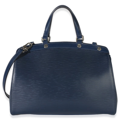 Louis Vuitton Navy Epi Brea MM Handbag id