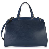 Louis Vuitton Navy Epi Brea MM Handbag id