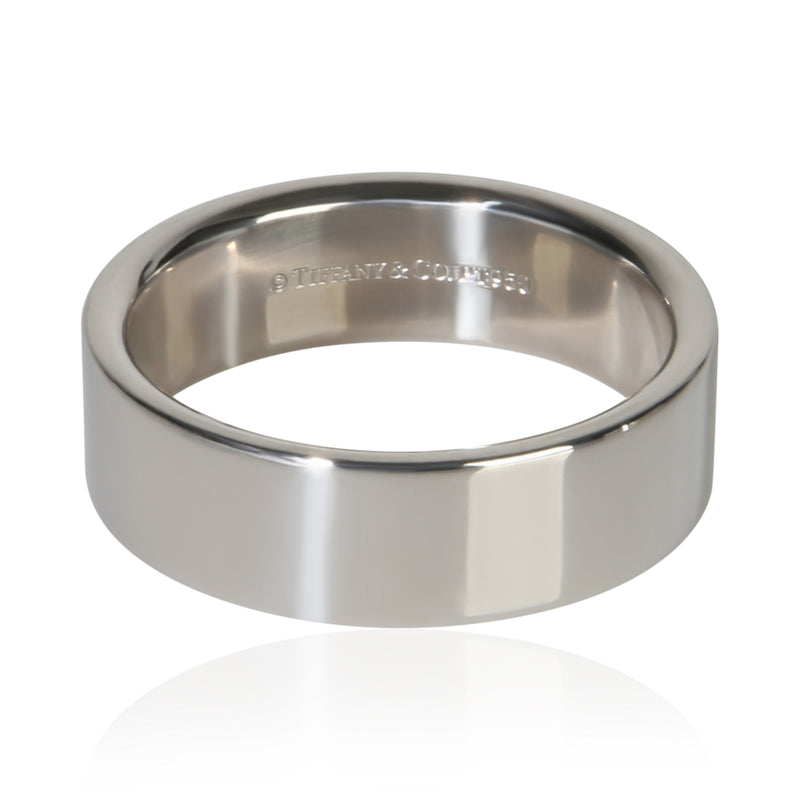 Tiffany & Co. Platinum 6mm Flat Band fv