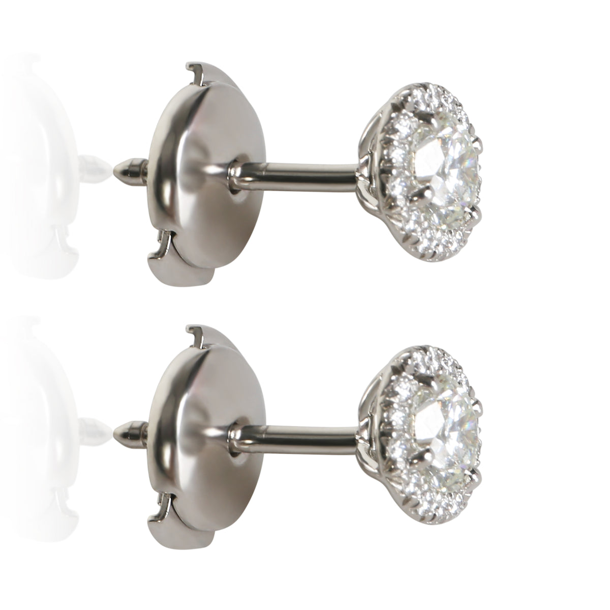 Tiffany & Co. Platinum Diamond Soleste Earrings 3