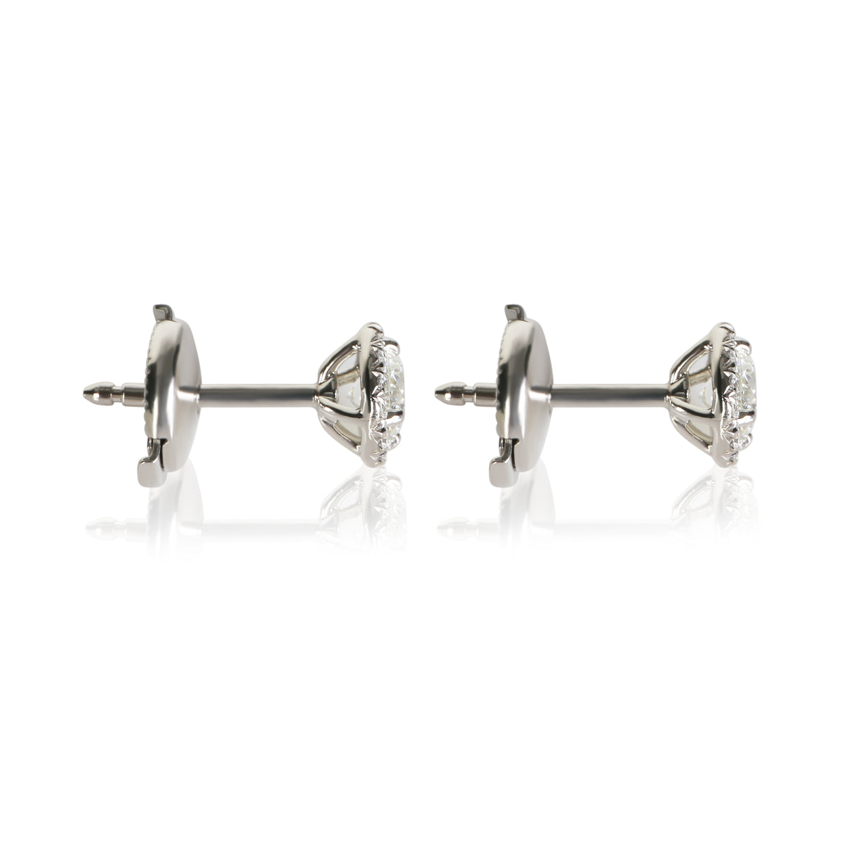Tiffany & Co. Platinum Diamond Soleste Earrings 5