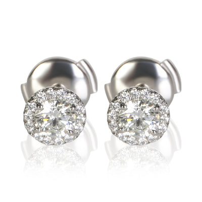 Tiffany & Co. Platinum Diamond Soleste Earrings fv