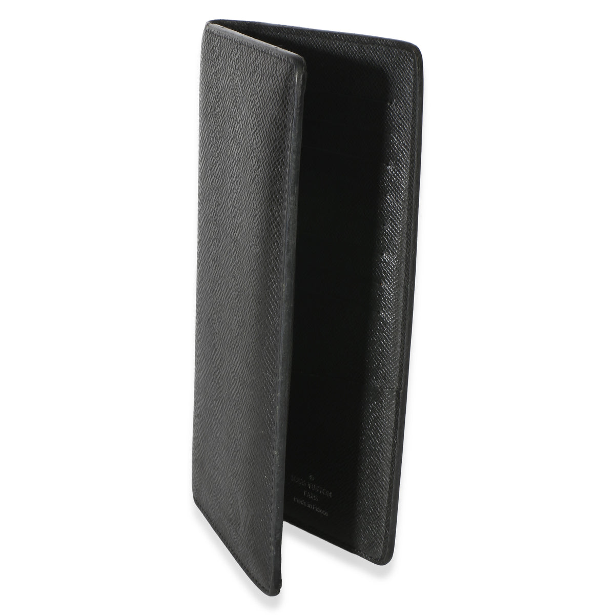 Louis Vuitton Black Taiga Brazza Wallet Wallet 2