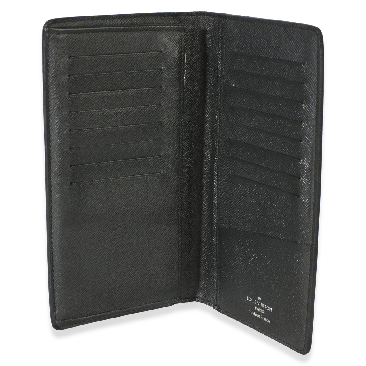 Louis Vuitton Black Taiga Brazza Wallet Wallet 7