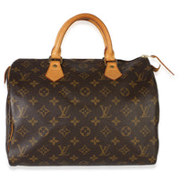 Louis Vuitton Monogram Canvas Speedy 30 Handbag id