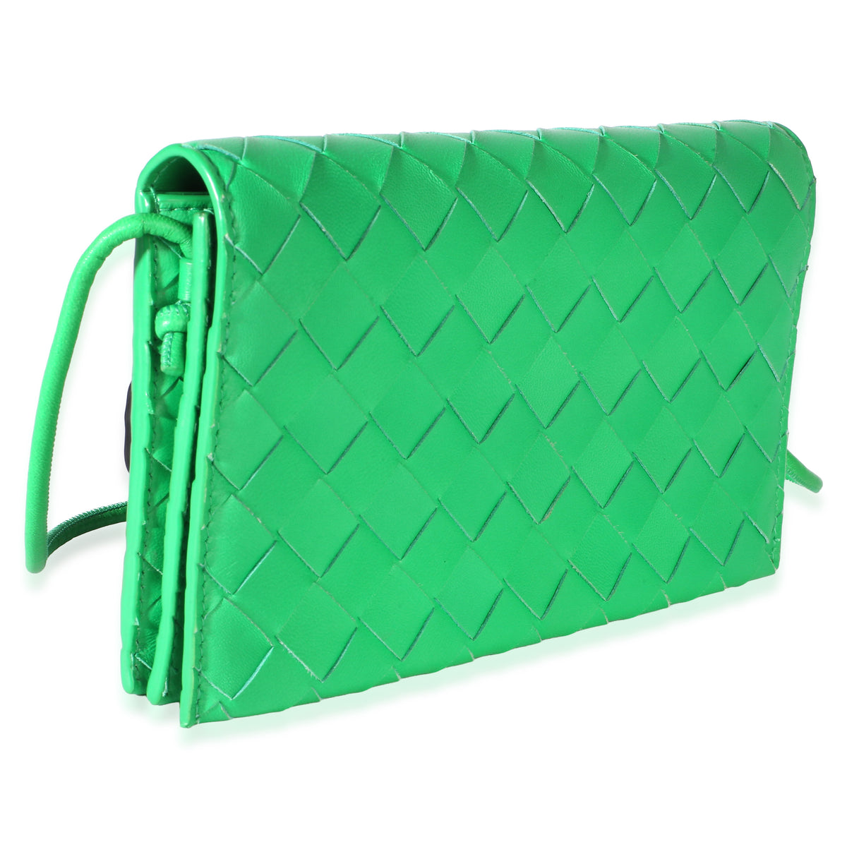 Bottega Veneta Parakeet Intrecciato Nappa Wallet On Strap Handbag 3