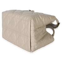 Christian Dior Powder Beige Macrocannage Calfskin Small Dior Toujours Tote Handbag 6
