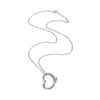 Tiffany & Co. Sterling Silver Elsa Peretti Open Heart Pendant