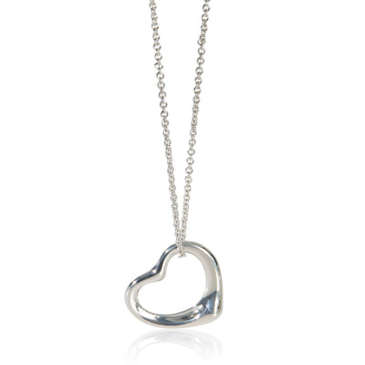 Tiffany & Co. Sterling Silver Elsa Peretti Open Heart Pendant
