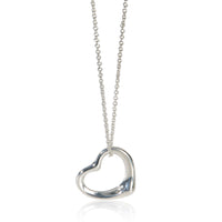 Tiffany & Co. Sterling Silver Elsa Peretti Open Heart Pendant