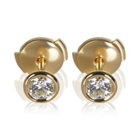 Tiffany & Co. Yellow Gold Diamond Elsa Peretti Diamond By The Yard Earrings fv