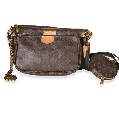 Louis Vuitton Khaki Monogram Canvas Multi Pochette Accessoires Handbag id