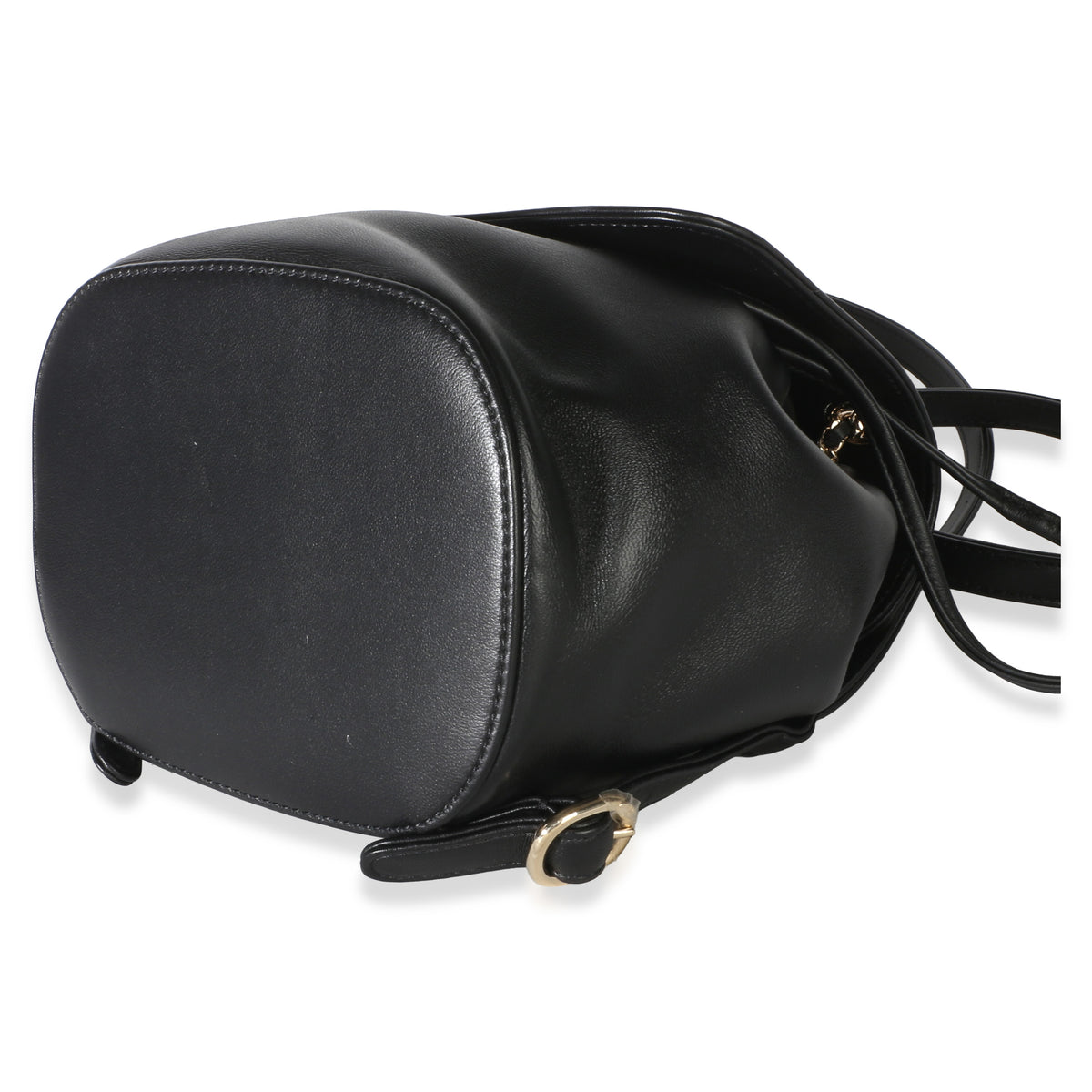 Chanel Black Lambskin CC Mania Mini Backpack Handbag 7