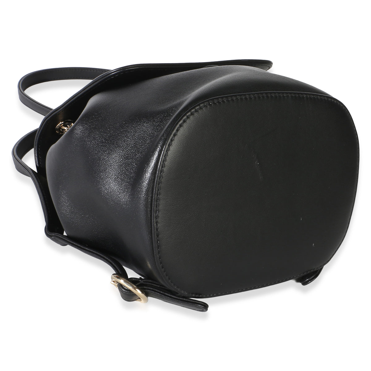 Chanel Black Lambskin CC Mania Mini Backpack Handbag 8