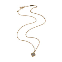 Van Cleef & Arpels Yellow Gold Mother Of Pearl Sweet Alhambra Pendant 3