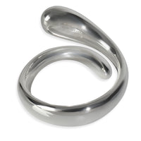 Tiffany & Co. Sterling Silver Elsa Peretti Teardrop Bypass Ring