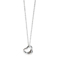 Tiffany & Co. Sterling Silver Elsa Peretti Open Heart Pendant