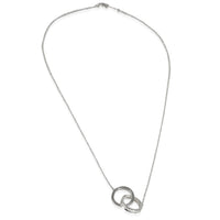 Tiffany & Co. Sterling Silver Large 1837 Pendant
