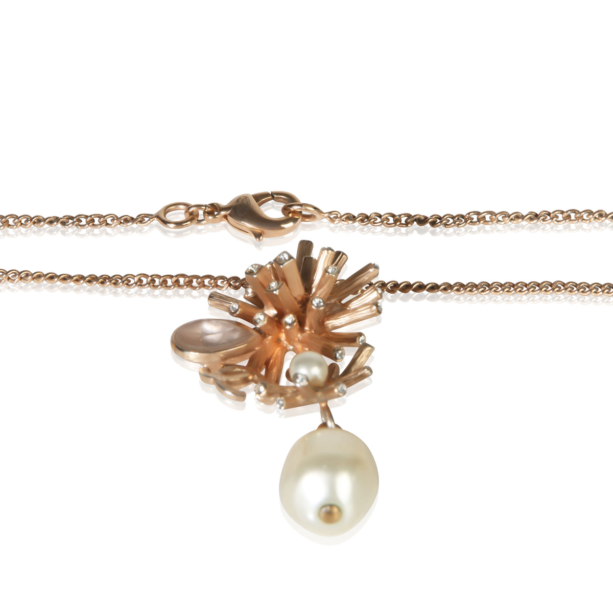 Chanel Gold Plated 2012 Starburst Pendant 2