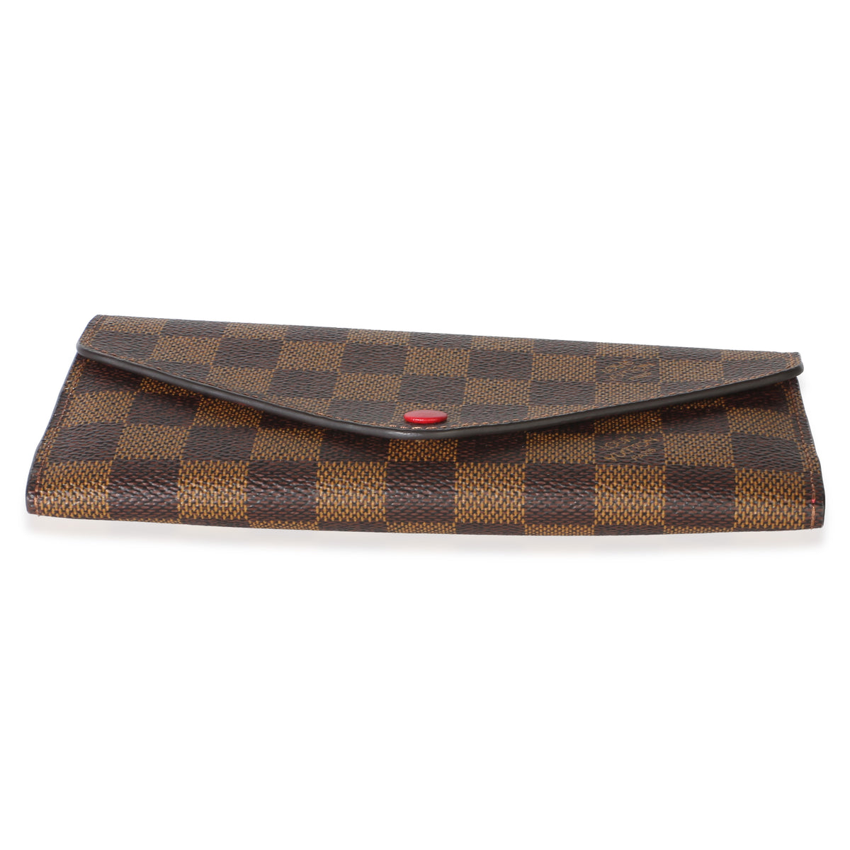 Louis Vuitton Red Damier Ebene Canvas Josephine Wallet Wallet 5