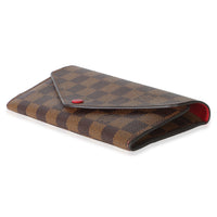 Louis Vuitton Red Damier Ebene Canvas Josephine Wallet Wallet 6