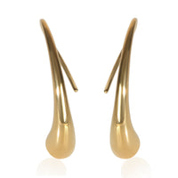 Tiffany & Co. Yellow Gold Elsa Peretti Teardrop Earrings fv