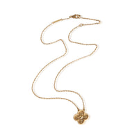 Van Cleef & Arpels Yellow Gold Vintage Alhambra Pendant 3