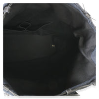 Chanel Navy Blue Raffia CC Expandable Shopping Tote Handbag 8